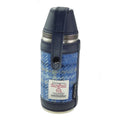 Harris Tweed Hunting Flask - Heritage Of Scotland - Light Blue Check (COL129)