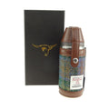 Harris Tweed Hunting Flask - Heritage Of Scotland - Skye Tartan (COL094)
