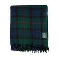 Highland Wool Blend Tartan Blanket Throw - Gunn - Heritage Of Scotland -