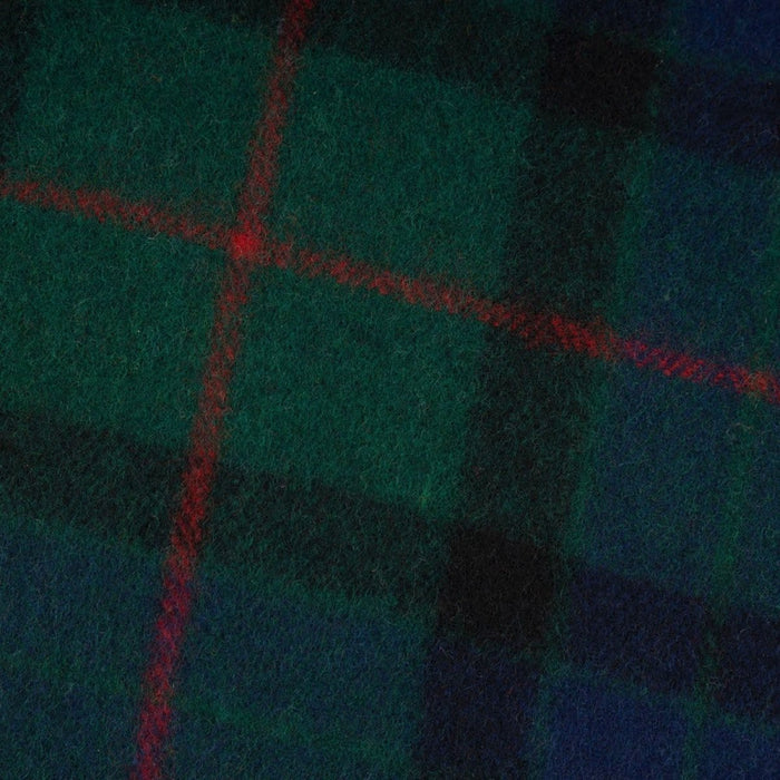 Highland Wool Blend Tartan Blanket Throw - Gunn - Heritage Of Scotland -
