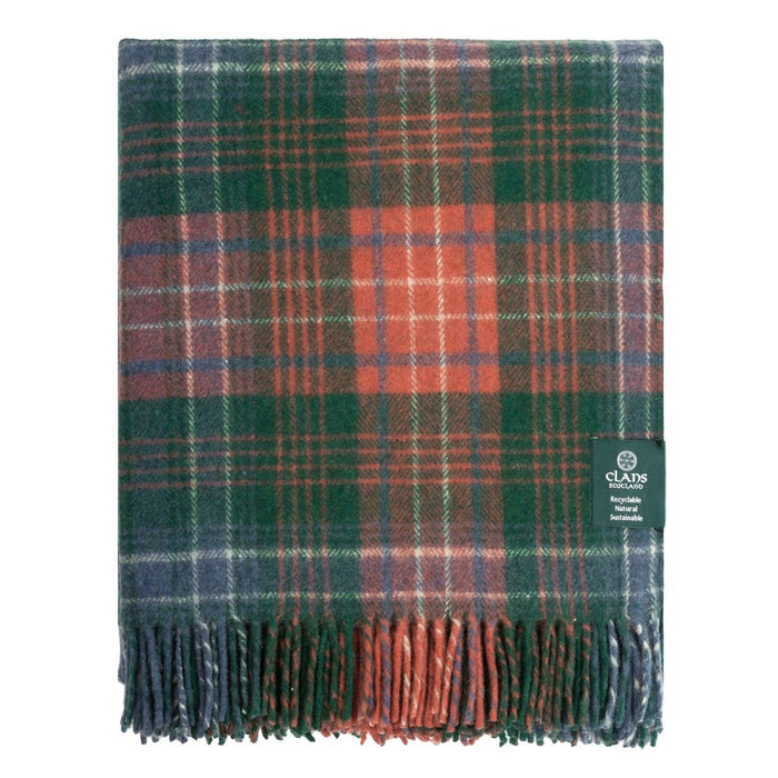 Highland Wool Blend Tartan Blanket Throw - Wilson Ancient - Heritage Of Scotland -