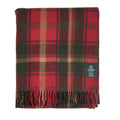 Highland Wool Blend Tartan Blanket / Throw Extra Warm DARK MAPLE - Heritage Of Scotland -