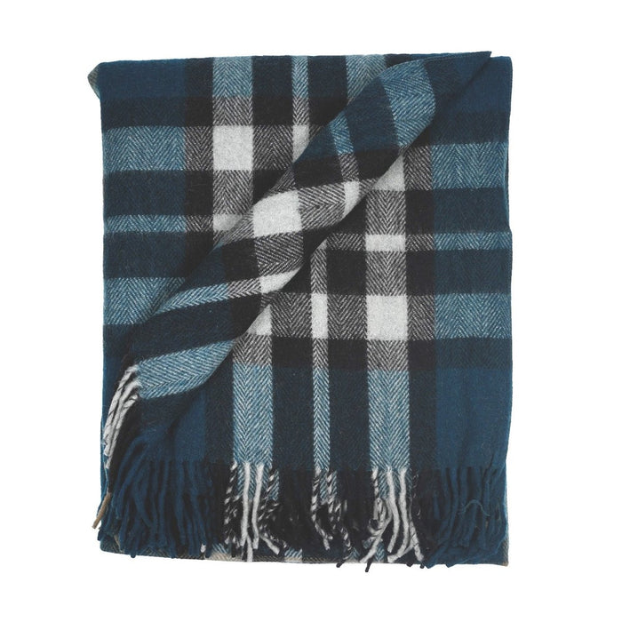 Highland Wool Blend Tartan Blanket / Throw Extra Warm EXPLODED SCOTTY THOMSON PACIFIC - Heritage Of Scotland -