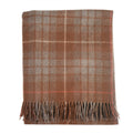 Highland Wool Blend Tartan Blanket / Throw Extra Warm FRASER HUNTING WEATHERED - Heritage Of Scotland -