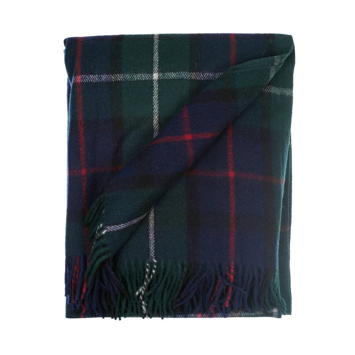 Highland Wool Blend Tartan Blanket / Throw Extra Warm MACKENZIE - Heritage Of Scotland -