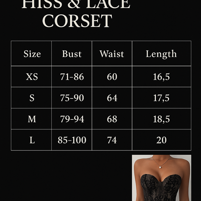 Hiss & Lace Corset Top