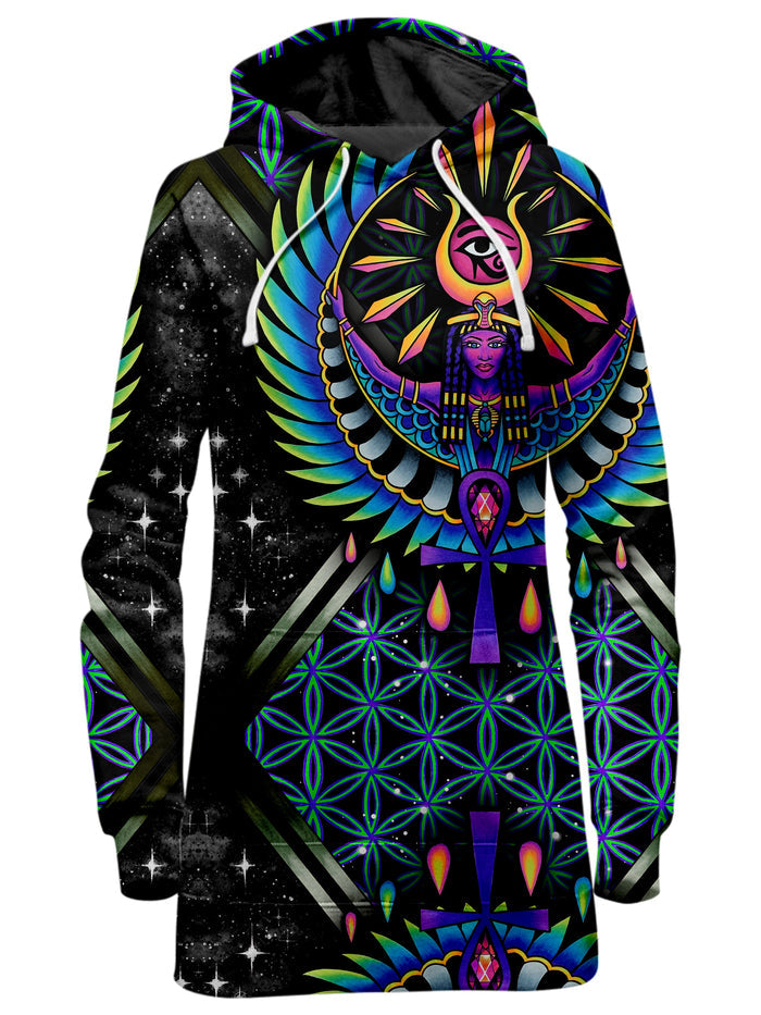Isis Blue Hoodie Dress BrizBazaar Epic Hoodie