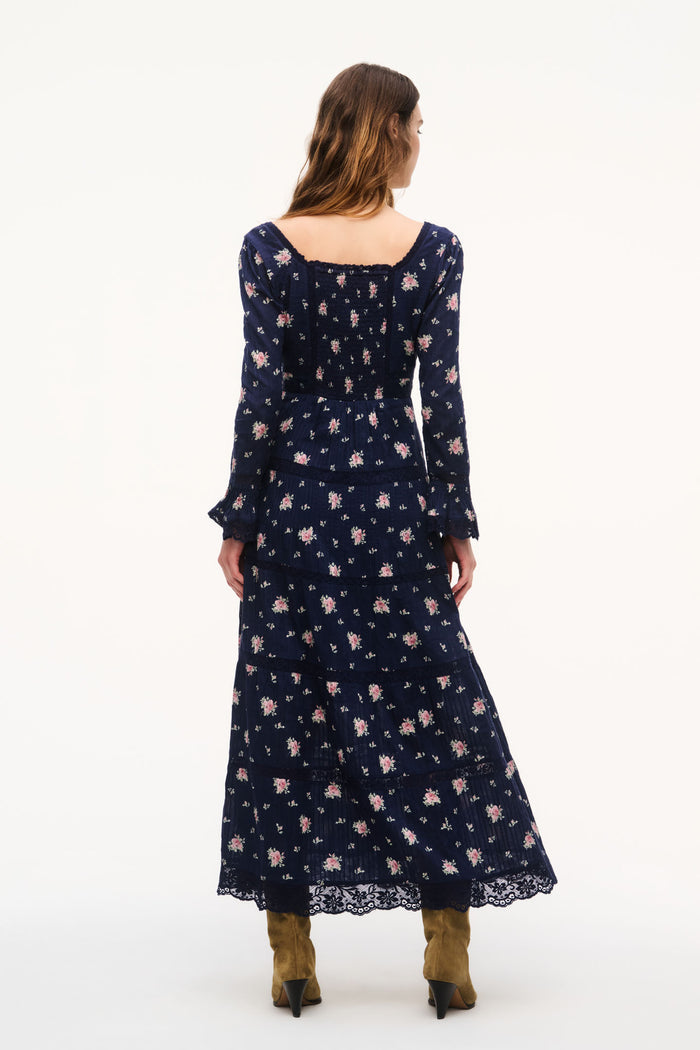 Ivelle Floral Cotton Maxi Dress
