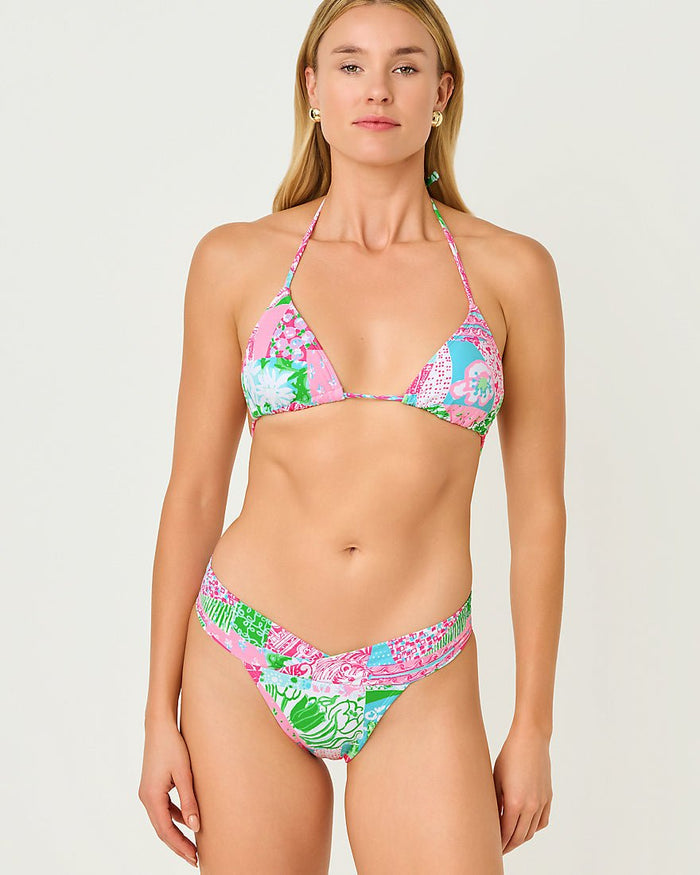 Lilly Pulitzer - Jamya Bikini Top - Multi Crazy Quilt