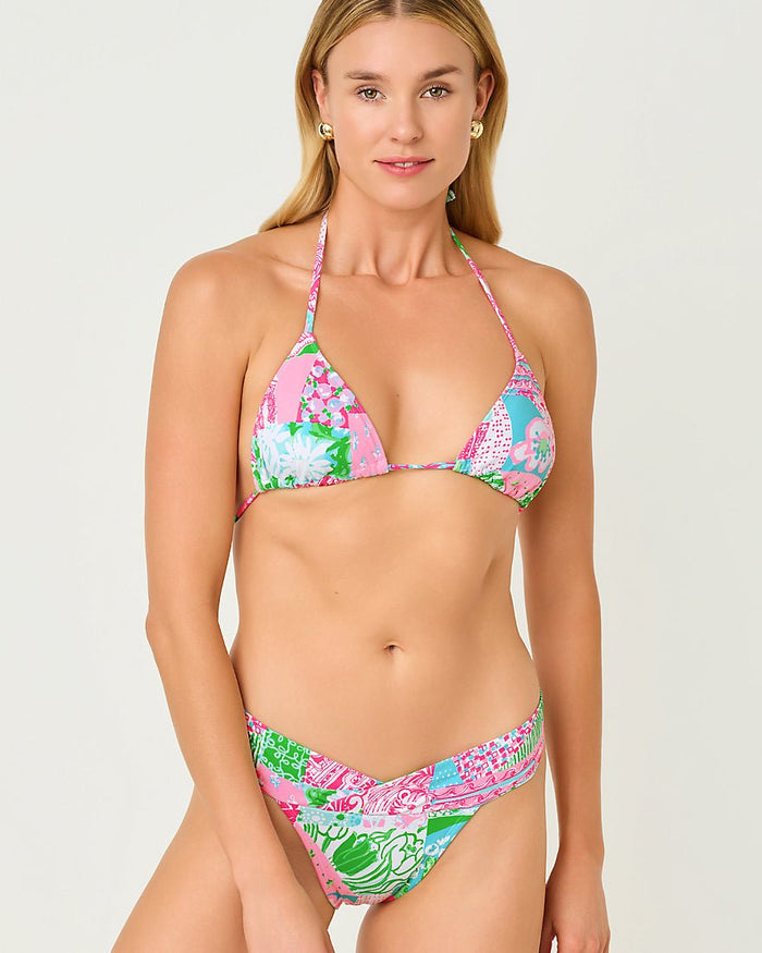 Lilly Pulitzer - Jamya Bikini Top - Multi Crazy Quilt