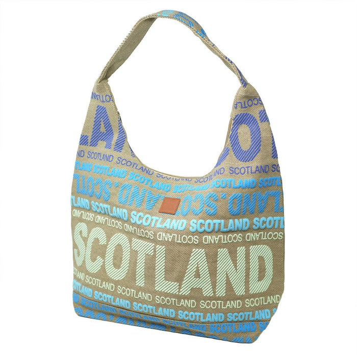 Julia Shoulder Bag Scotland - Heritage Of Scotland - BEIGE/BLUE/GREEN / L