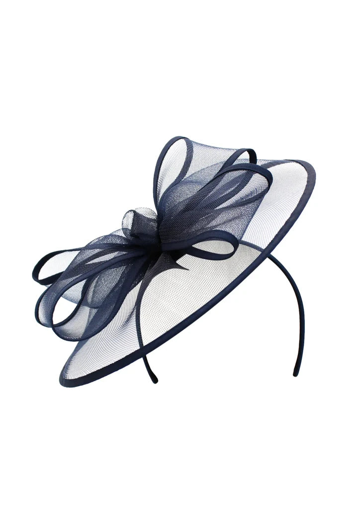 Karina Fascinator NAVY - Accessory - Morgan and Taylor