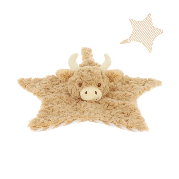 Keel Toys Keeleco Baby Hamish Highland Cow Blanket 32cm - Heritage Of Scotland -