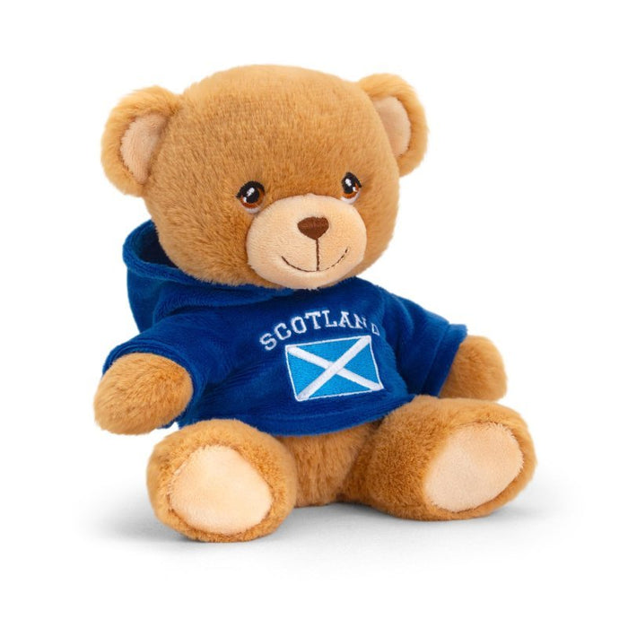 Keel Toys Keeleco Scottish Hoodie Bear Plush 15cm - Heritage Of Scotland -