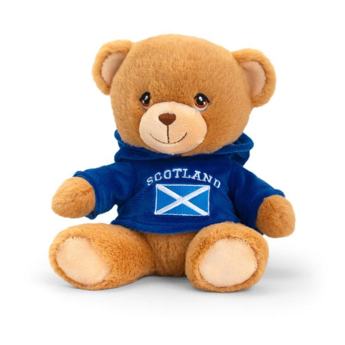 Keel Toys Keeleco Scottish Hoodie Bear Plush 20cm - Heritage Of Scotland -