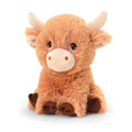 Keel Toys Keeleco Shaggy Cow Plush Toy 25cm - Heritage Of Scotland -