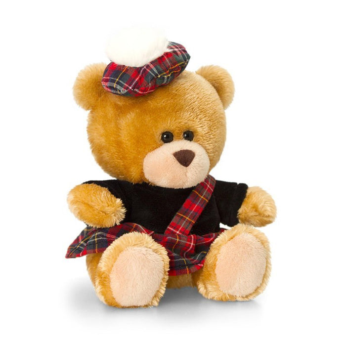 Keel Toys Pipp Scottish Piper Bear Plush 14cm - Heritage Of Scotland -