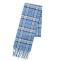 Kids 100% Lambswool Tartan Mini Scarf – Soft Children’s Wool Scarf - THOMSON PALE BLUE - Heritage Of Scotland -