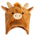 Kids McSquashie Highland Cow Hat – Soft Plush Coo Hat with Fleece Lining - Heritage Of Scotland -