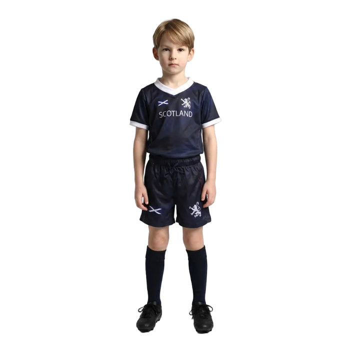 Kids Seyer Scotland Football Suit – Junior Scotland Kit - Heritage Of Scotland - 0 - 6 MONTHS