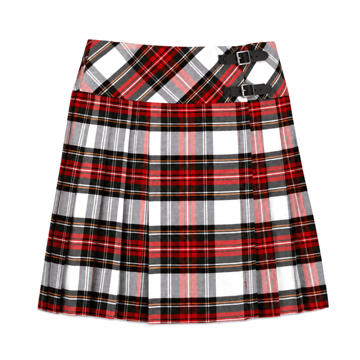 Ladies Deluxe Billie Kilted Skirt Stewart Dress - Heritage Of Scotland - Stewart Dress