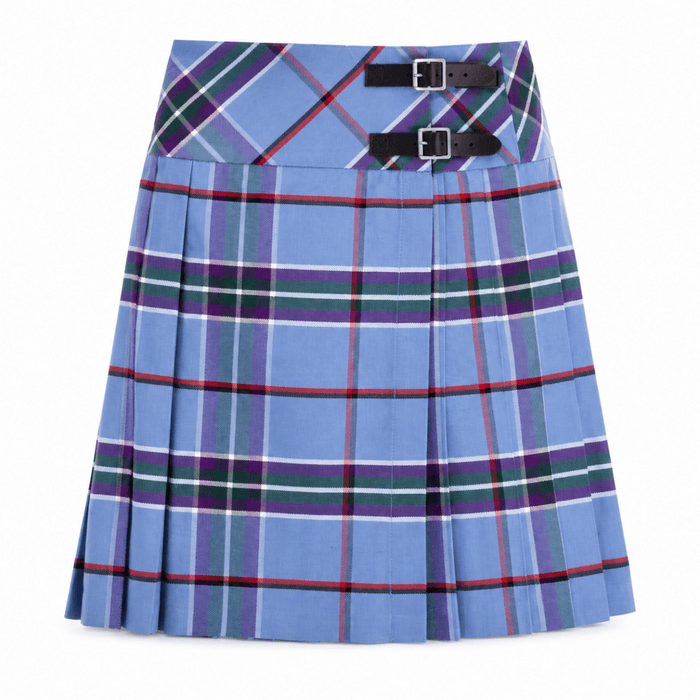 Ladies Deluxe Billie Kilted Skirt World Peace Tartan - Heritage Of Scotland - World Peace Tartan
