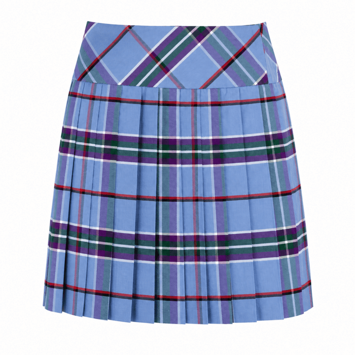 Ladies Deluxe Billie Kilted Skirt World Peace Tartan - Heritage Of Scotland - World Peace Tartan