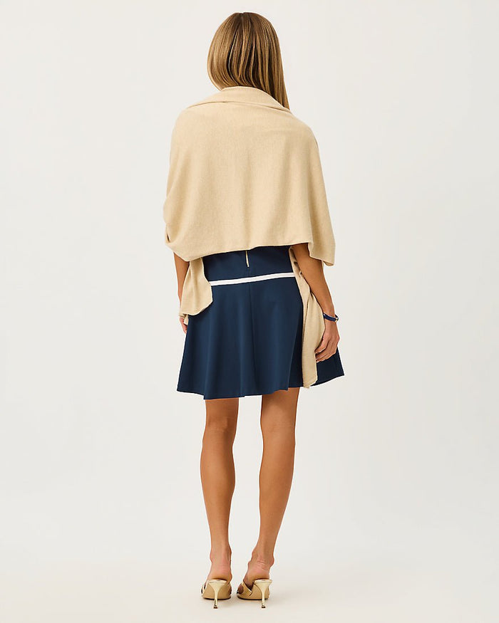 Lilly Pulitzer - Lanelle Wrap - Heathered Wicker Tan Metallic
