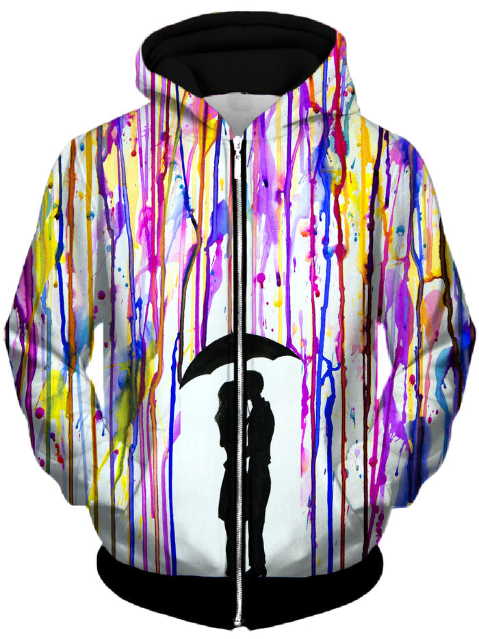 Lavender Unisex Zip-Up Hoodie Marc Allante Epic Hoodie