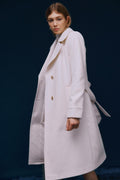 Leah Embroidery Detail Coat (Birch/Crochet)
