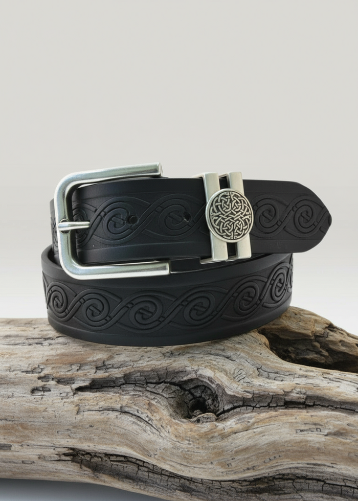 Lee River Leather Tonn  Belt | Black