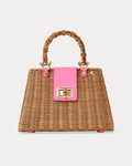 Lilly Pulitzer - Leena Top Handle Bag - Cherry Blossom Pink X Honey