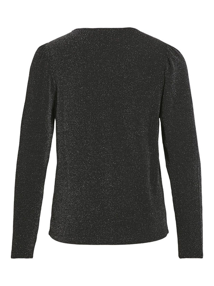Leina Glitter Top (Black Beauty/Silver)