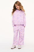 Little Girls Iced Mauve Mini Nacova Hoodie