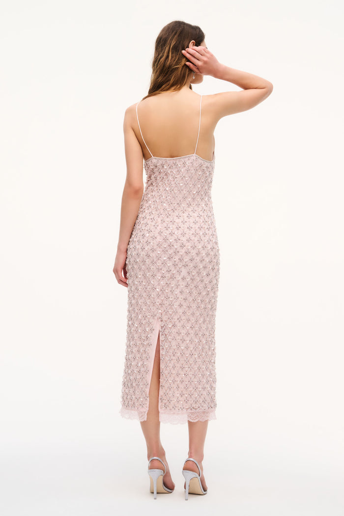 Livi Floral Embellished Midi Dress