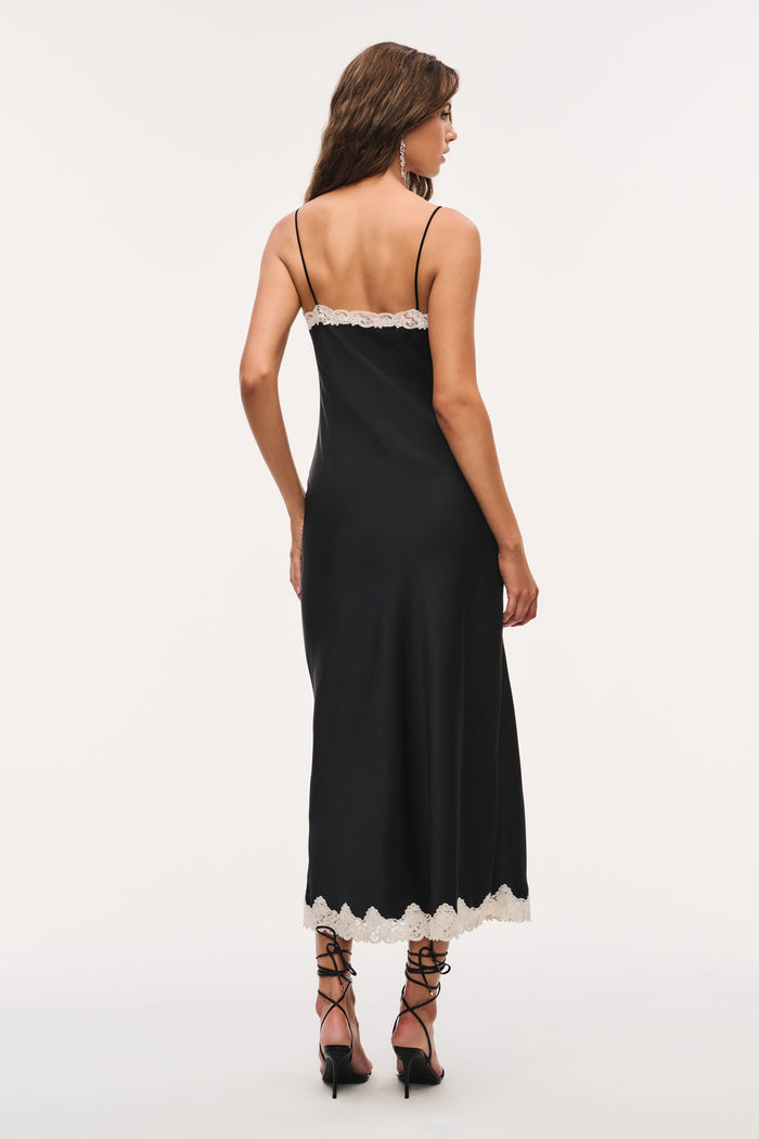 Lomira Lace Bow Maxi Dress