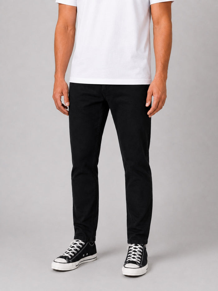Clean Cut Copenhagen LONDON STRAIGHT 5-POCKET PANTS Bukser Sort