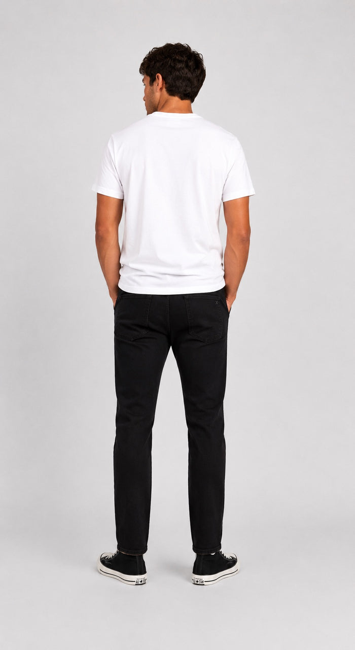 Clean Cut Copenhagen LONDON STRAIGHT 5-POCKET PANTS Bukser Sort
