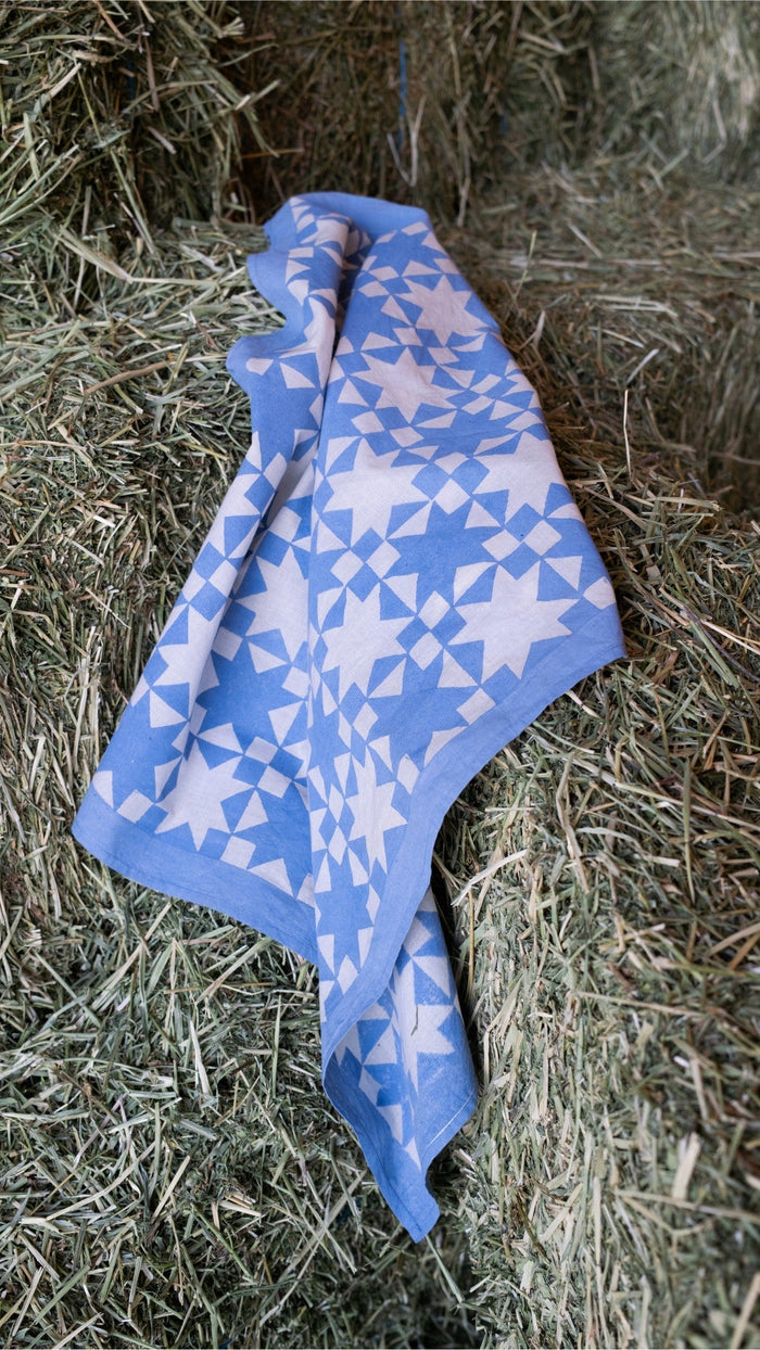 Lone Star Bandana in Sky Blue - PREORDER