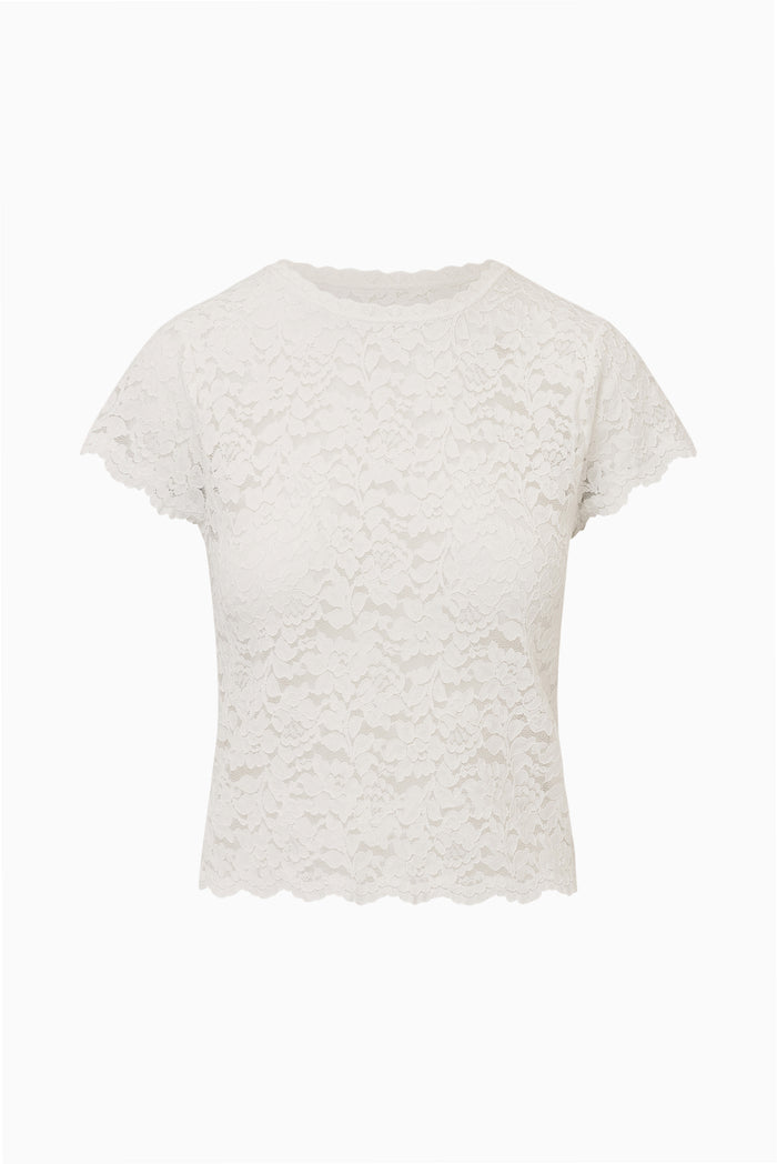 Lucas Stretch Lace Tee