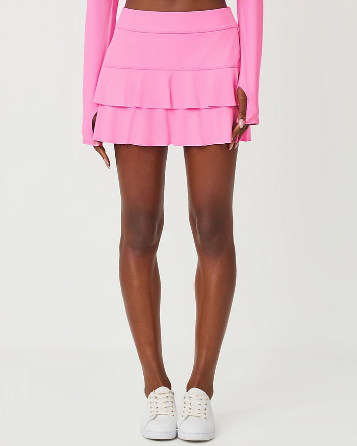 Lilly Pulitzer - Lunan Skort Upf 50 Plus - Pink Worth