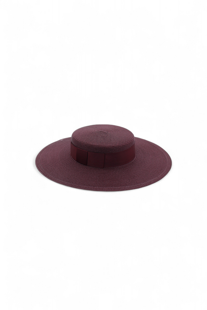 Macy Racewear Boater Dark Cherry - Accessory - Morgan and Taylor