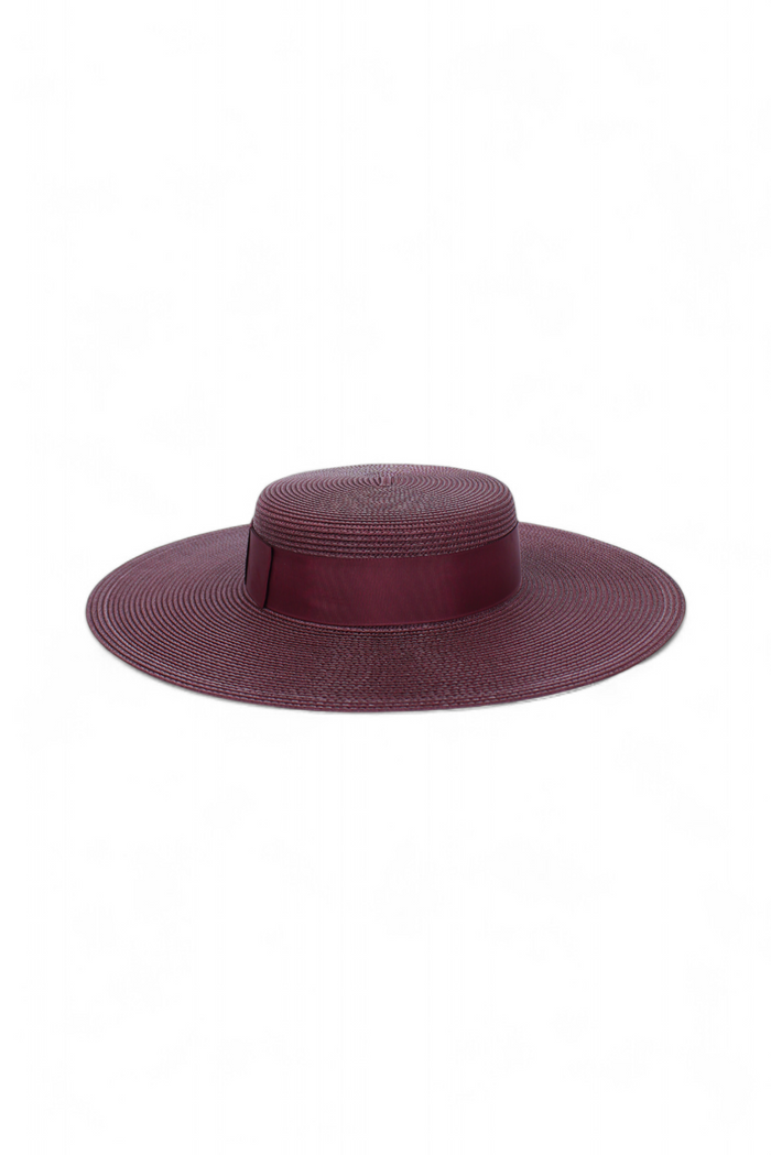 Macy Racewear Boater Dark Cherry - Accessory - Morgan and Taylor
