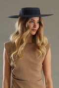 Macy Racewear Boater NAVY - Accessory - Morgan and Taylor