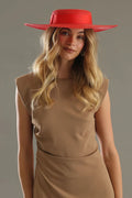 Macy Racewear Boater Red - Accessory - Morgan and Taylor