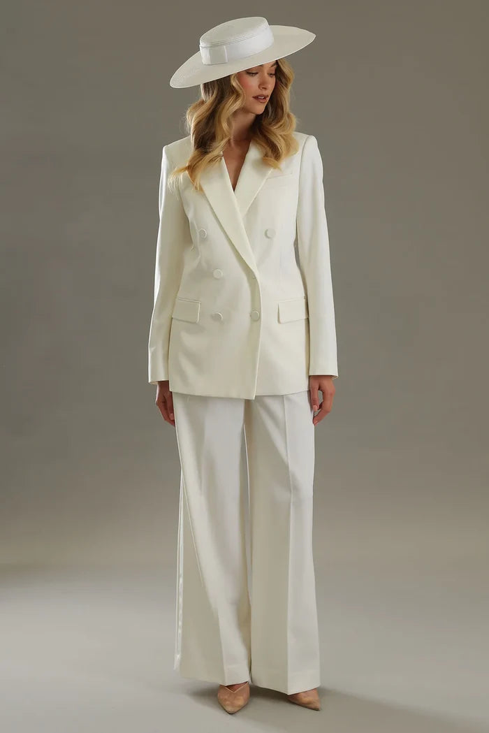 Macy Racewear Boater White - Accessory - Morgan and Taylor