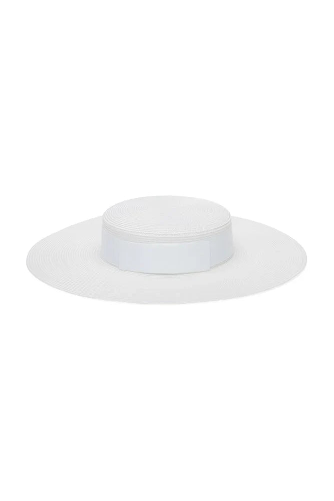 Macy Racewear Boater White - Accessory - Morgan and Taylor