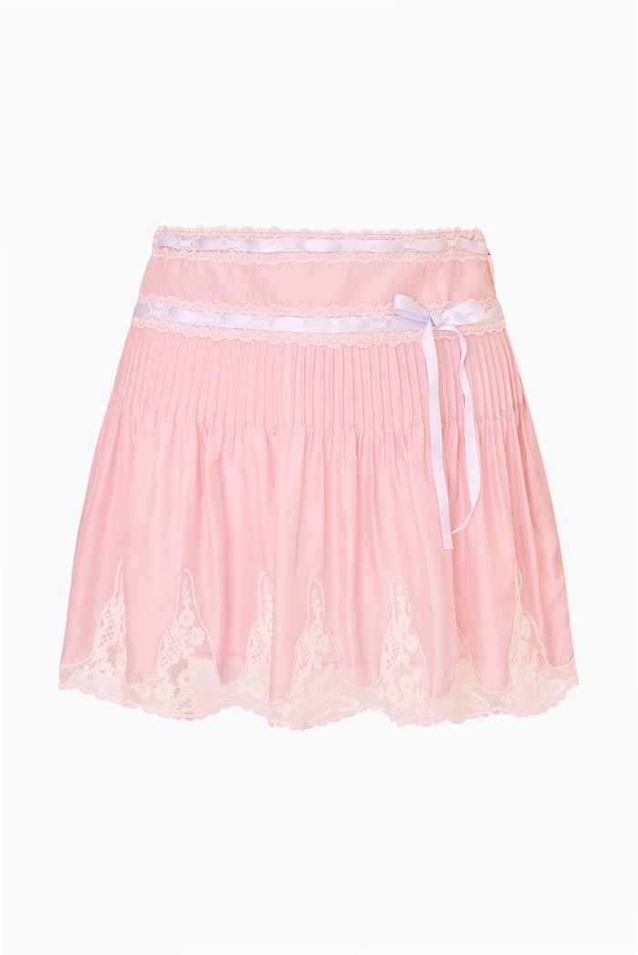 Marais Silk Habotai Mini Skirt