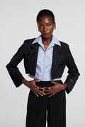 Mattias Shirt Deconstructed Short Blazer