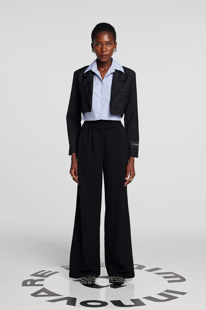 Mattias Shirt Deconstructed Short Blazer